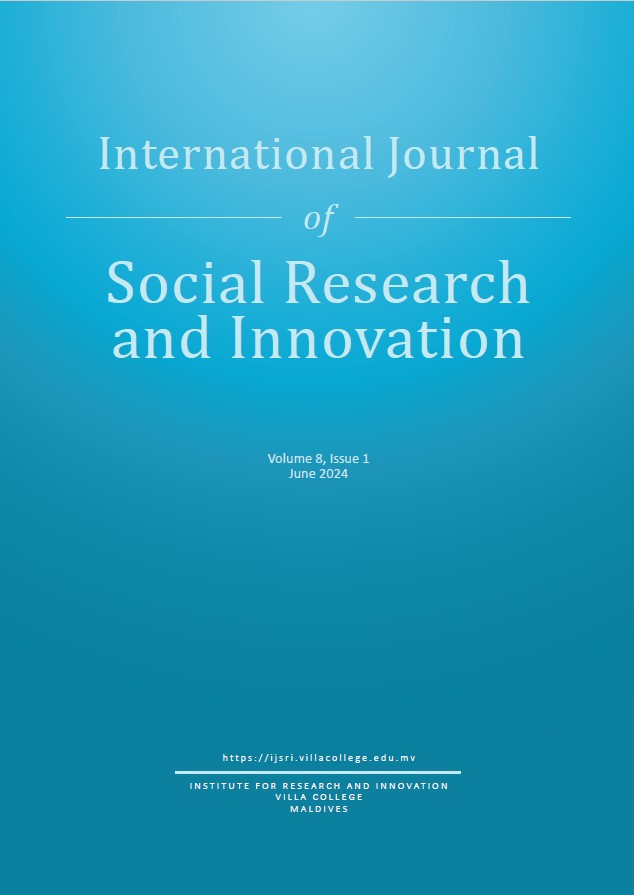 					View Vol. 8 No. 1 (2024): International Journal of Social Research & Innovation
				